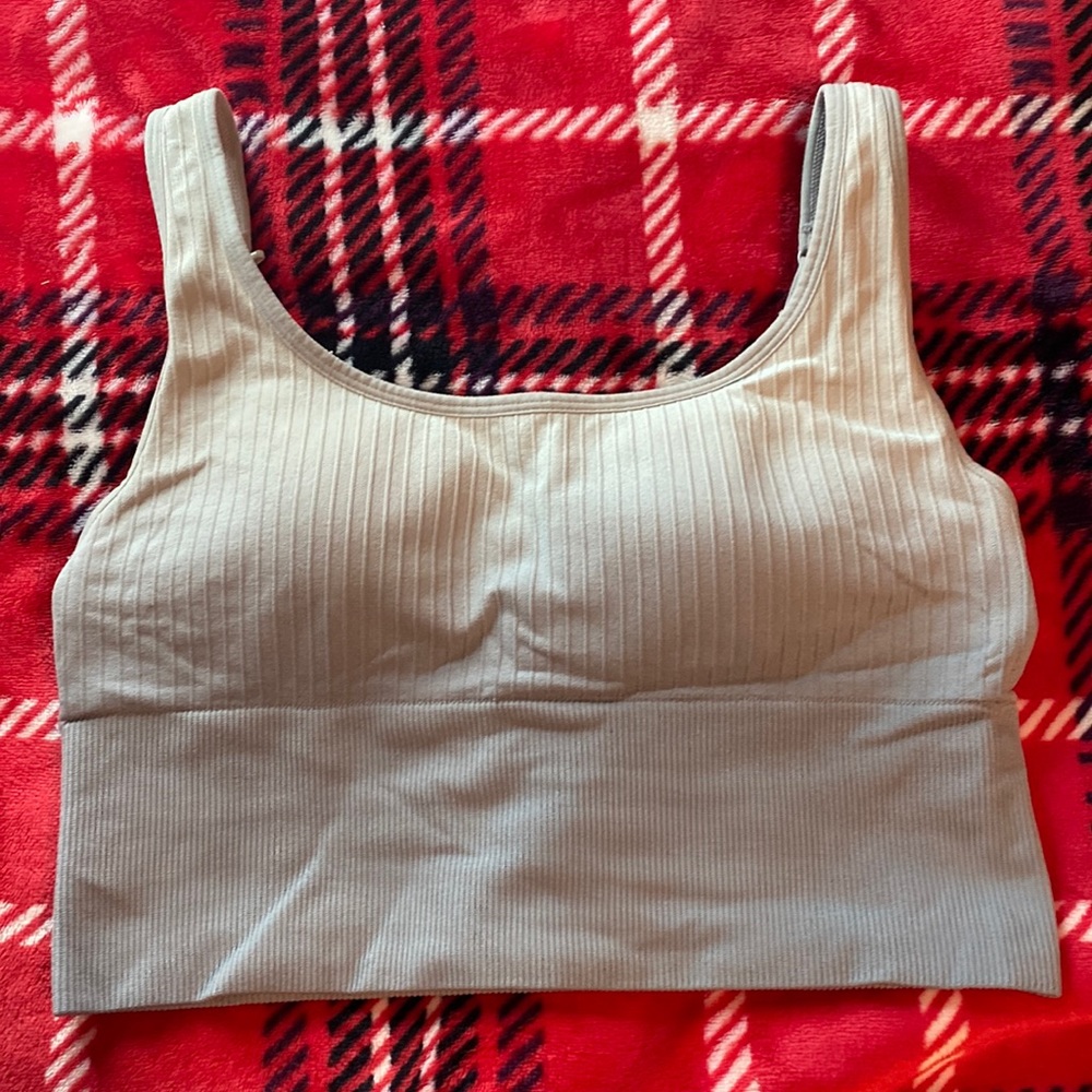 Light Blue PINK sports bra